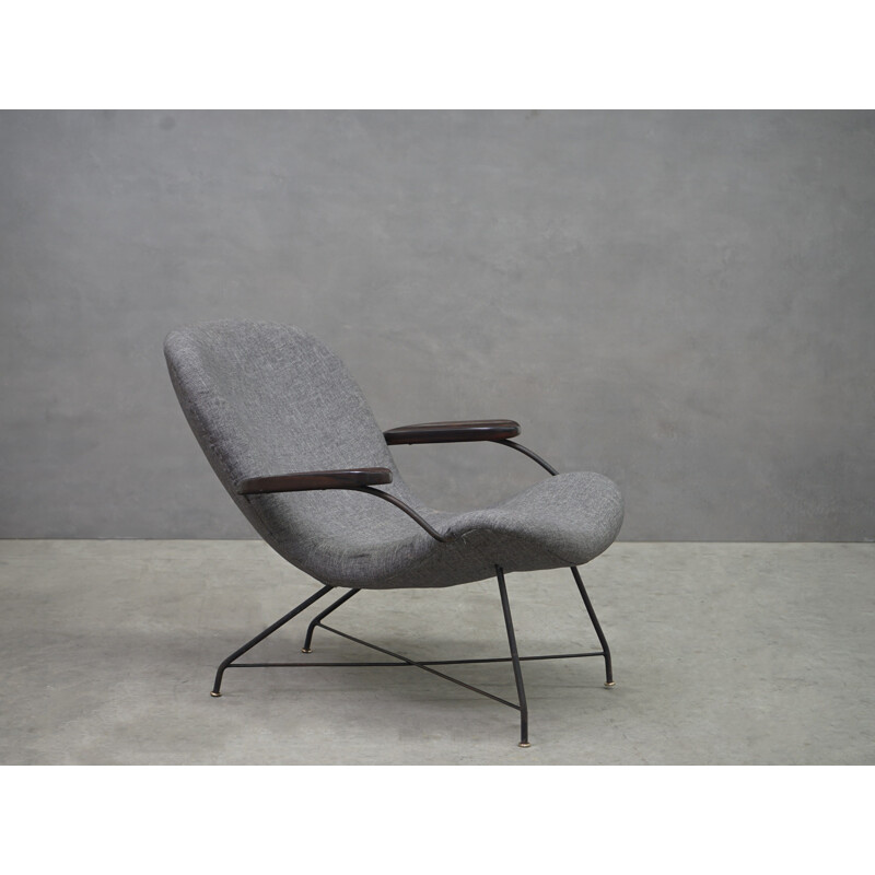 Chaise lounge vintage par Carlo Hauner et Martin Eisler,1950