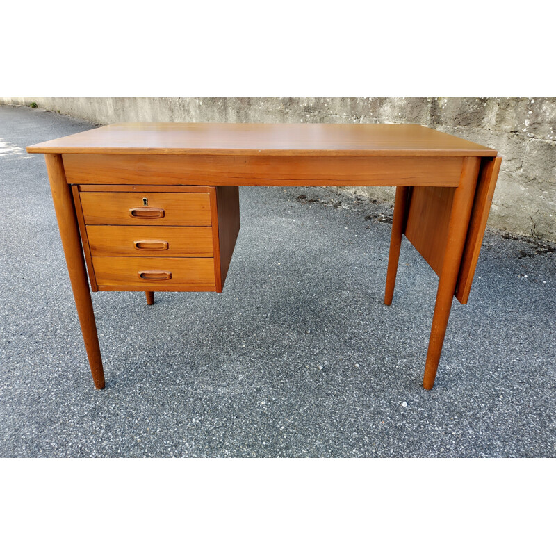 Vintage Scandinavian teak desk 1960