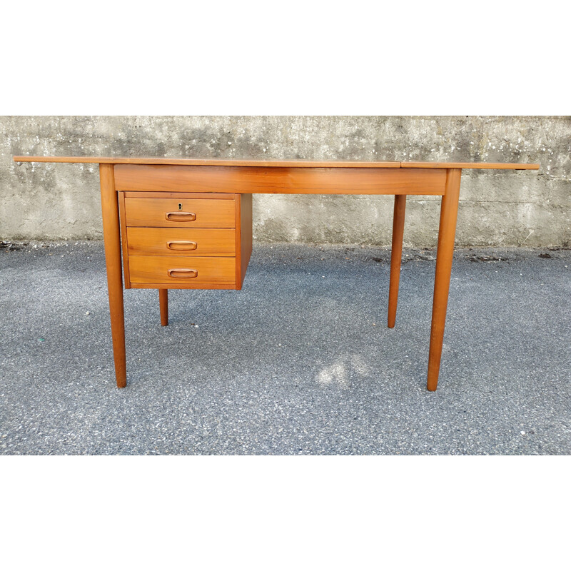 Vintage Scandinavian teak desk 1960