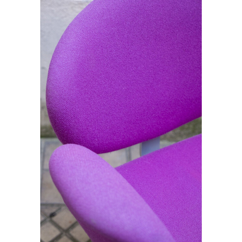 Vintage Pierre Paulin's Little Tulip Magenta chair for ARTIFORT