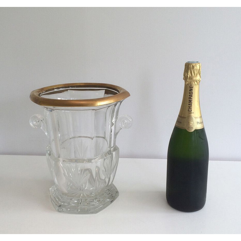 Vintage kristallen champagne emmer