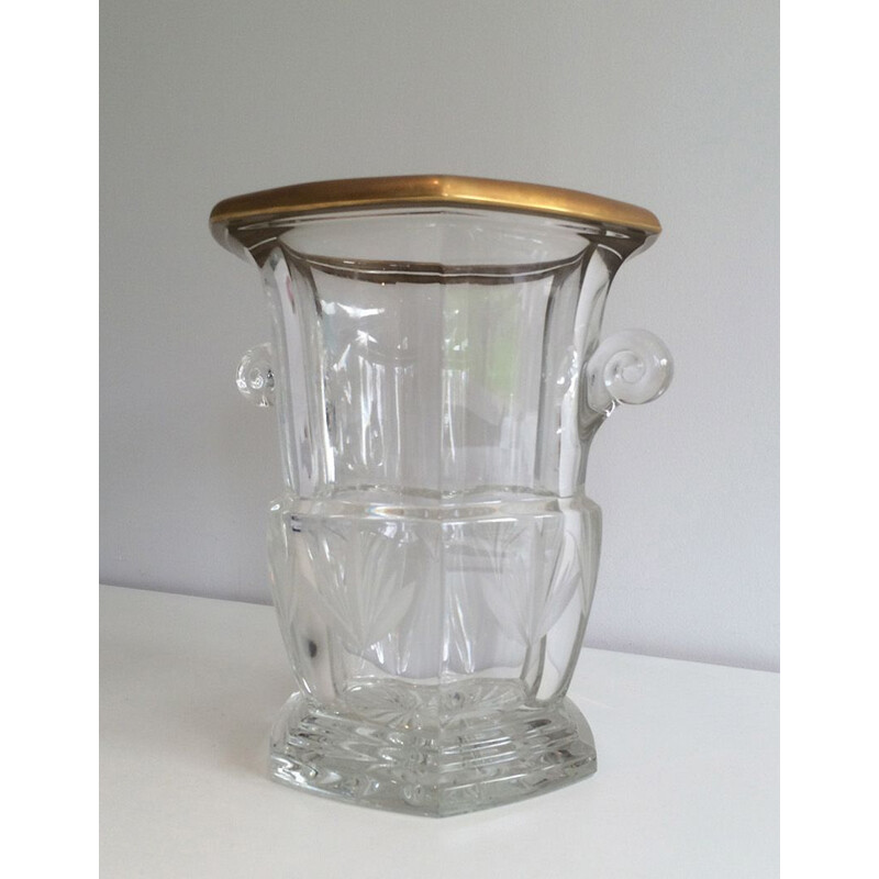 Vintage kristallen champagne emmer