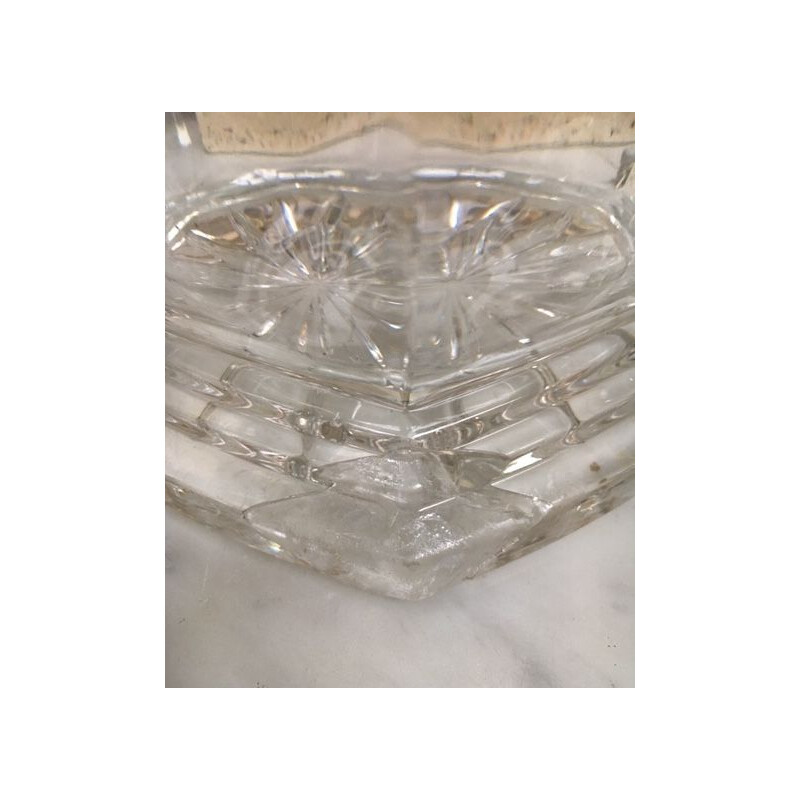 Cubo de champán de cristal vintage