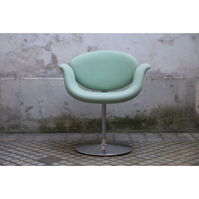 Vintage Little Tulip Cyan chair by Pierre Paulin for ARTIFORT