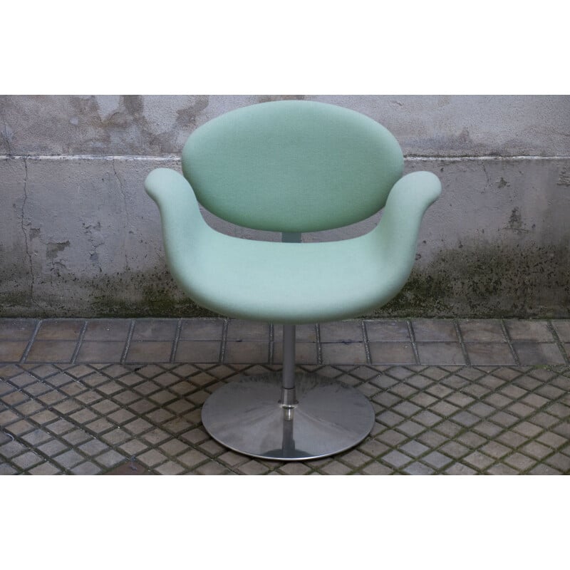 Vintage Little Tulip Cyan chair by Pierre Paulin for ARTIFORT