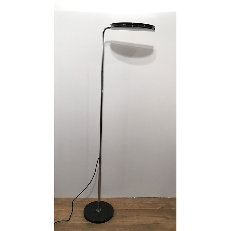 Lampadaire vintage Mezza Luna par Bruno Gecchelin pour Skipper