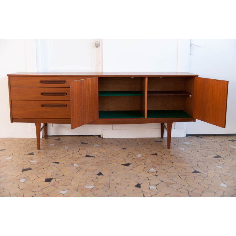 Vintage sideboard in teak by Nathan Scandinavian 1960s