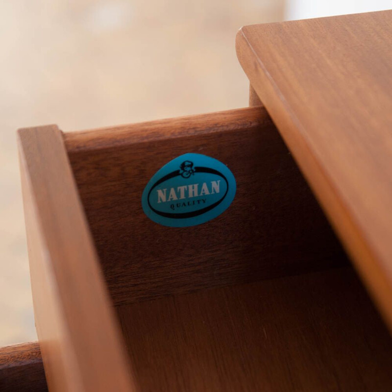 Vintage sideboard in teak by Nathan Scandinavian 1960s