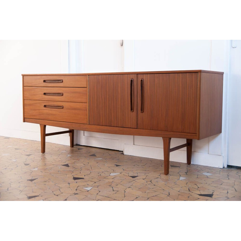 Vintage sideboard in teak by Nathan Scandinavian 1960s