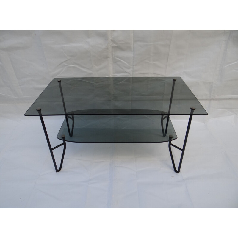 Vintage coffee table by Pierre Guariche 1950s