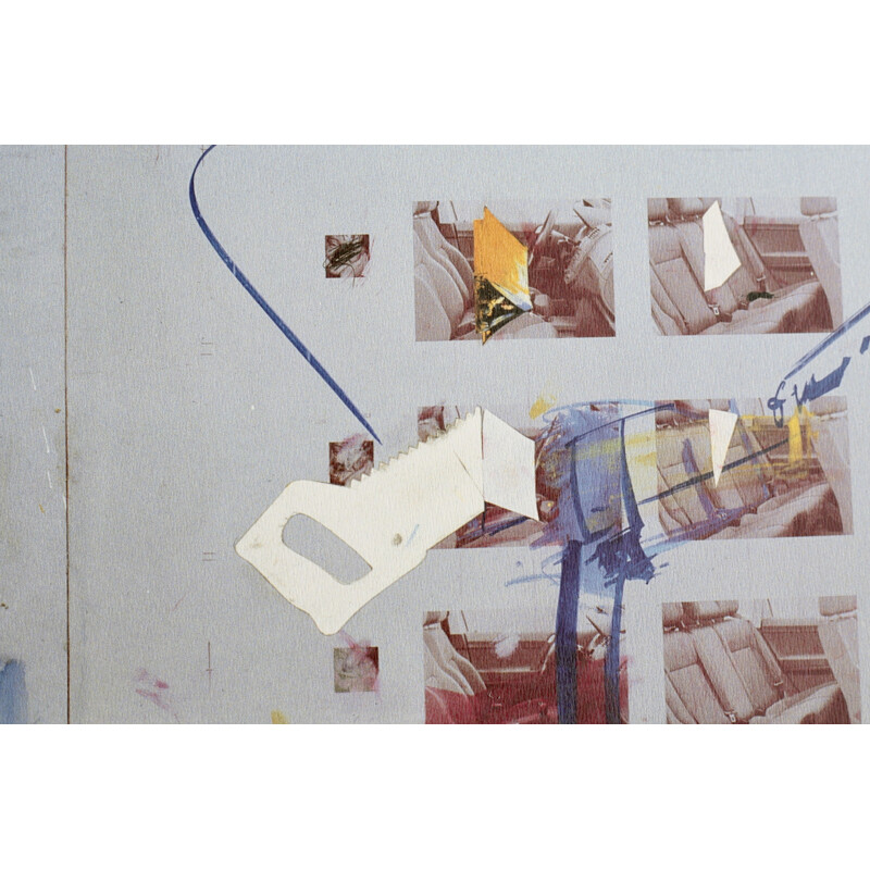 Vintage silkscreen by Christian Bouillé, 2001