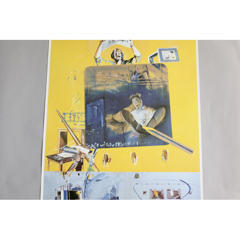 Vintage silkscreen by Christian Bouillé, 2001