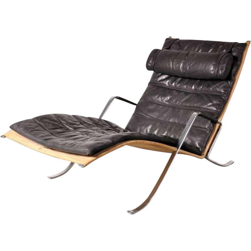 Vintage lounge chair Grasshopper first edition by Fabricius and Kastholm for Kill International Denmark 1967
