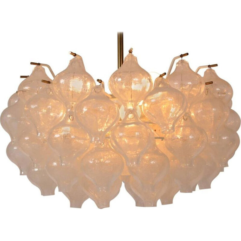 Vintage Tulipan chandelier by Kalmar, Austria 1960