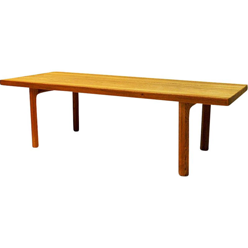 Vintage Oak coffee table by Illum Wikkelsø, Denmark,1960