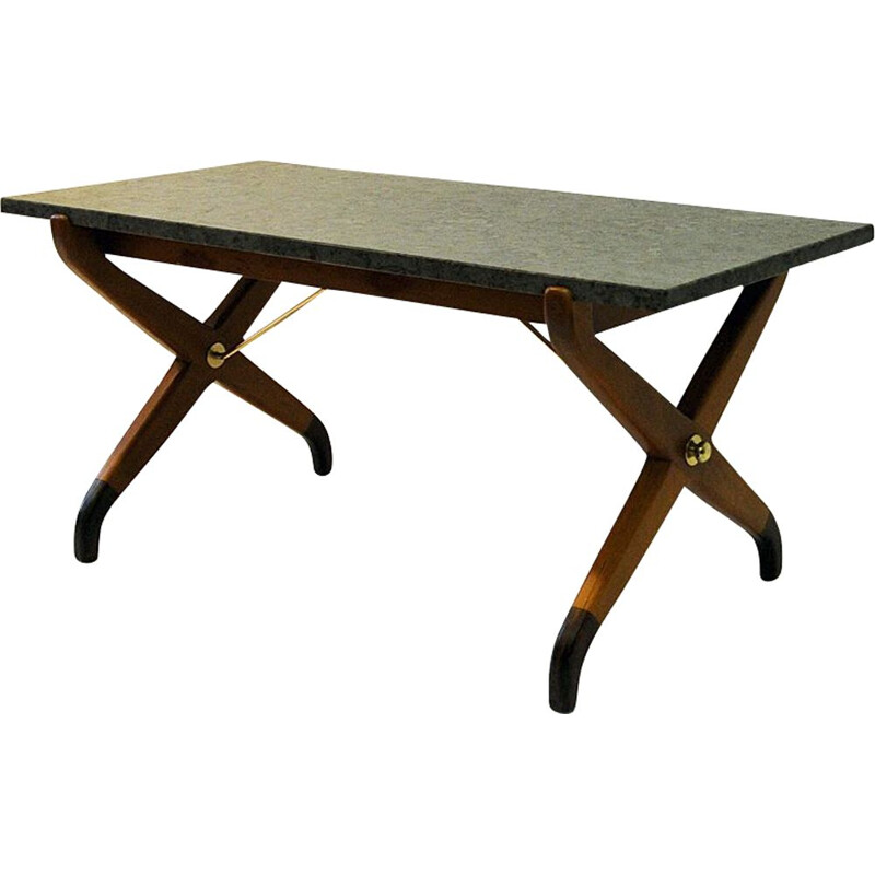 Mesa de café vintage sueca de David Rosen para Nk, 1940