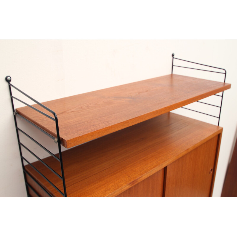 Vintage teak wall unit 1960s 