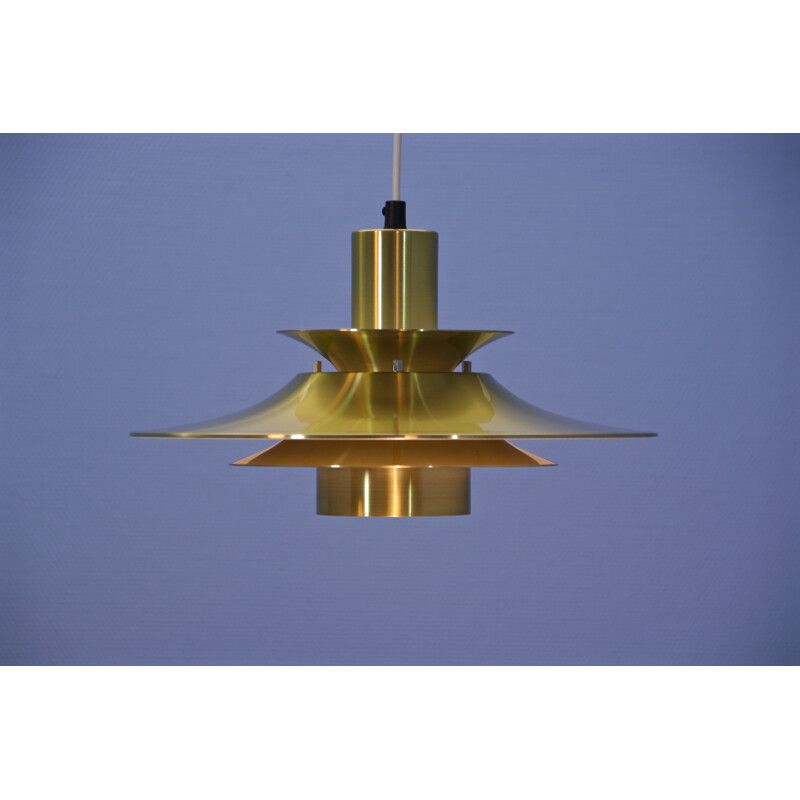 Vintage hanging lamp in brass 1970s