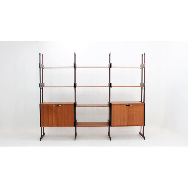 Vintage modular bookcase by La sorgente Mobili 1950s