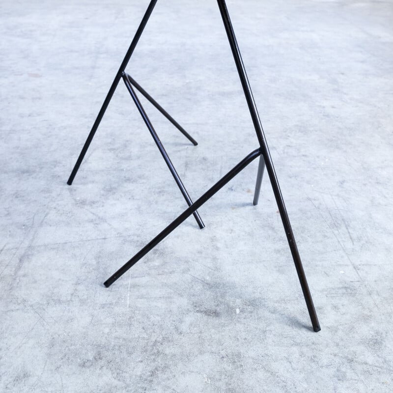 Set of 2 vintage Mathieu Mategot side tables triangle for Artimeta