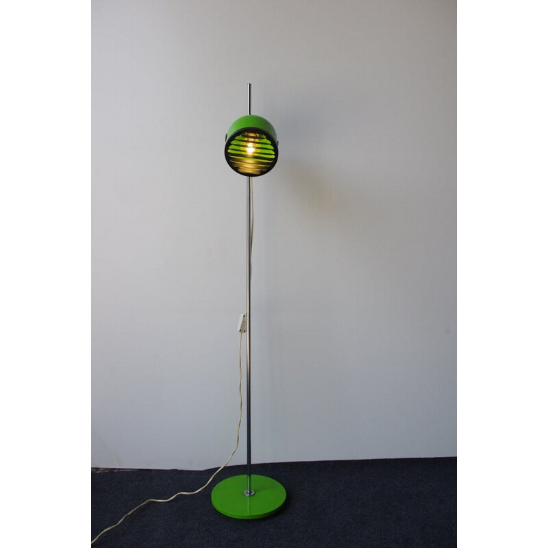 Vintage green floor lamp 1970