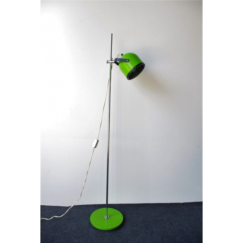 Lampadaire vintage vert 1970