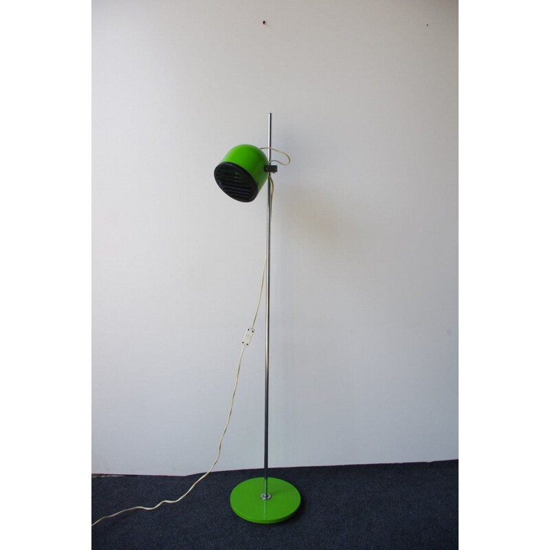 Vintage green floor lamp 1970