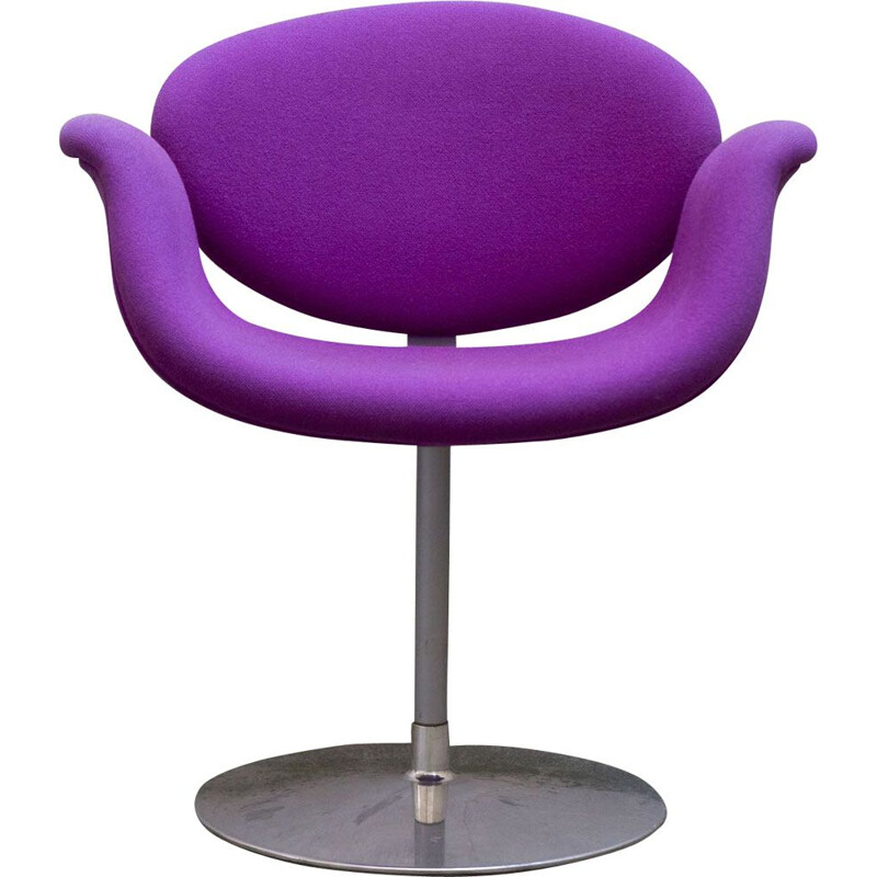 Vintage Pierre Paulin's Little Tulip Magenta chair for ARTIFORT