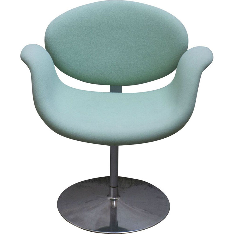 Vintage Little Tulip Cyan chair by Pierre Paulin for ARTIFORT