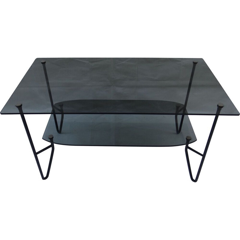 Vintage coffee table by Pierre Guariche 1950s
