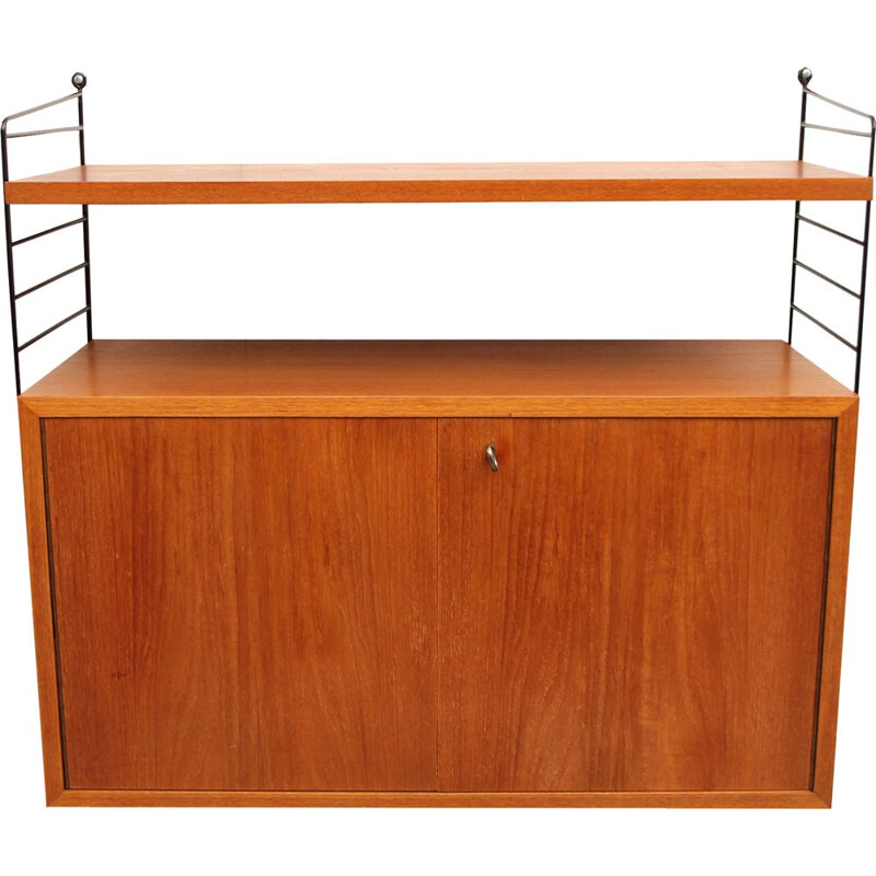 Vintage teak wall unit 1960s 