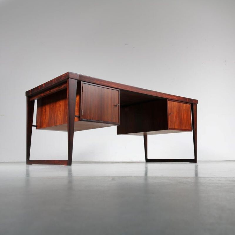 Vintage desk model 70 by Kai Kristiansen for Feldballes Møbelfabrik, Denmark 1950