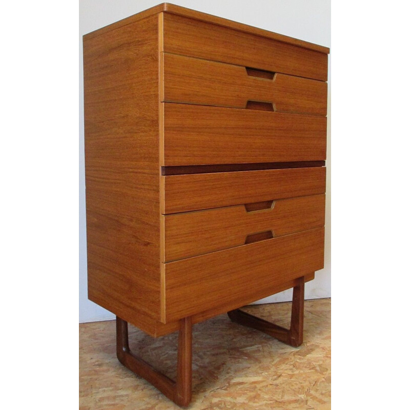 Vintage high dresser by G.Hoffstead for Uniflex International