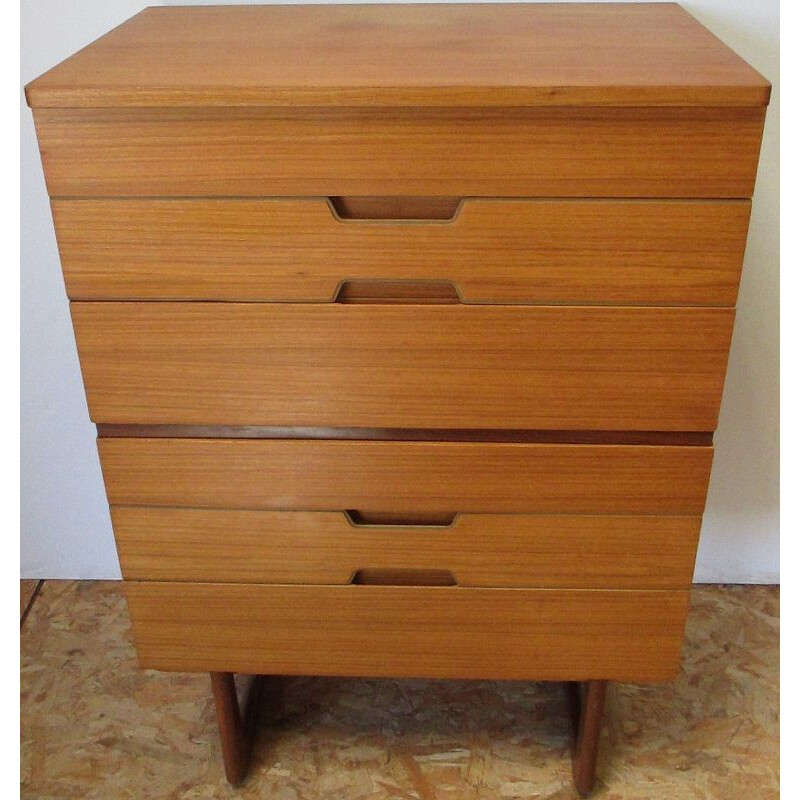 Vintage high dresser by G.Hoffstead for Uniflex International