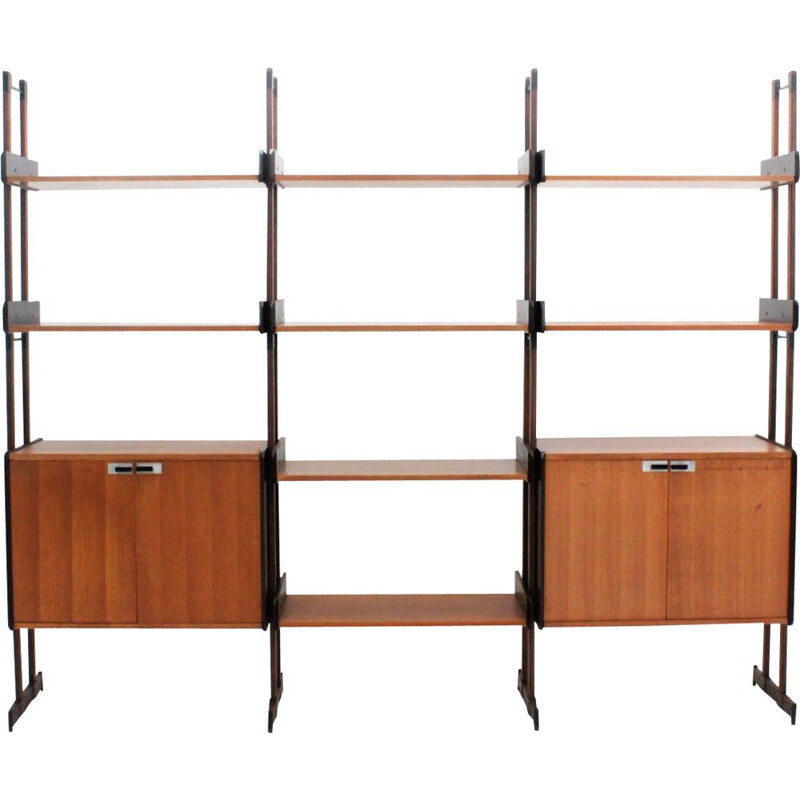 Vintage modular bookcase by La sorgente Mobili 1950s