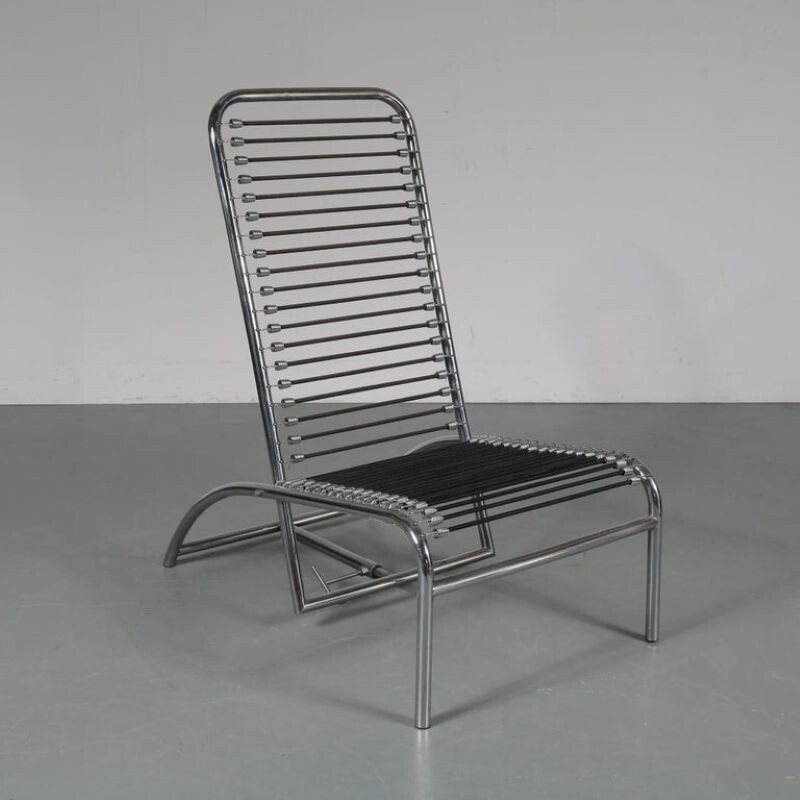 Vintage chair by René Herbst for Tecta