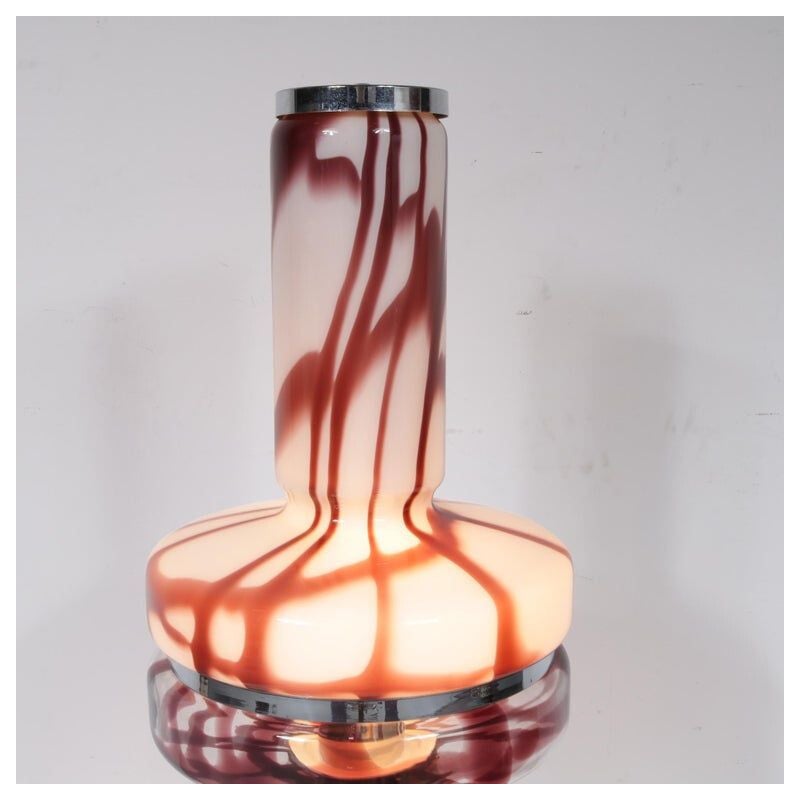 Vintage table lamp Angelo Brotto in Murano Glass for Esperia, Italy, 1970