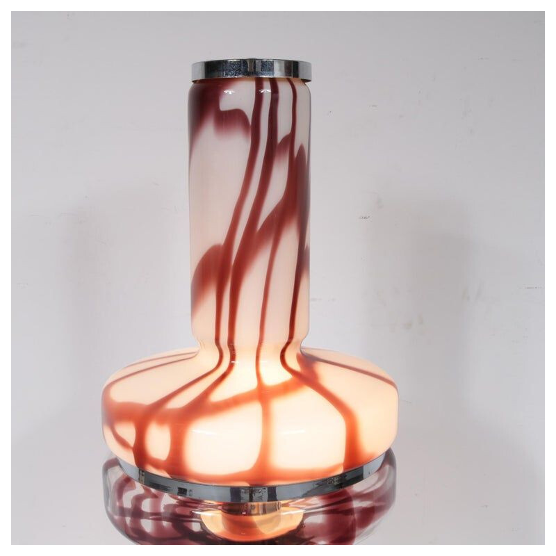 Vintage table lamp Angelo Brotto in Murano Glass for Esperia, Italy, 1970