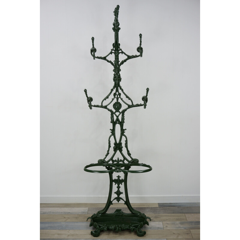 Vintage coat rack Art Nouveau by Alfred Corneau 1930s