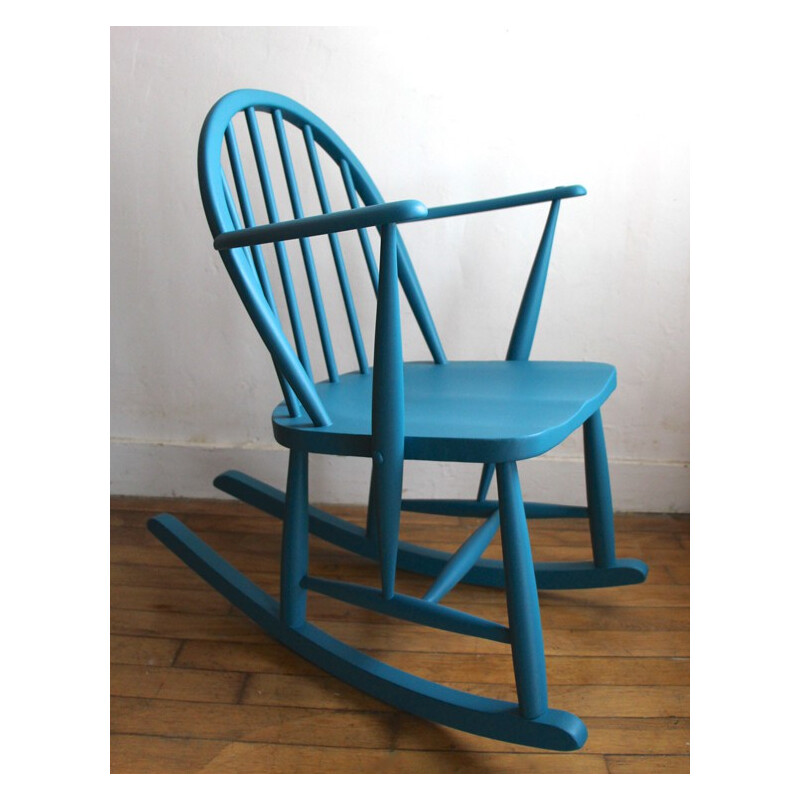 Vintage Ercol child rocking chair by Lucian Erocolani, 1950