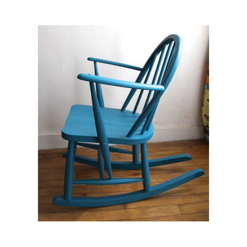 Ercol Kindersessel mit Vintage-Schaukelstuhl von Lucian Erocolani, 1950