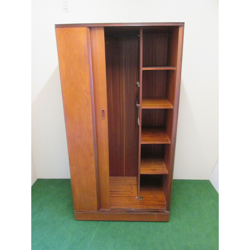 Vintage cabinet in teak sliding door Austin Suite Design Center London