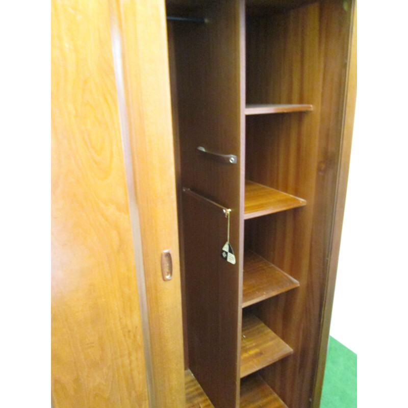 Vintage cabinet in teak sliding door Austin Suite Design Center London