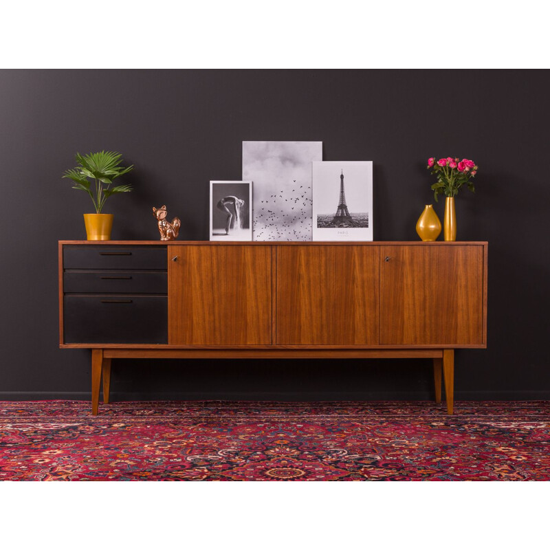 Vintage sideboard in walnut Germany 1960s