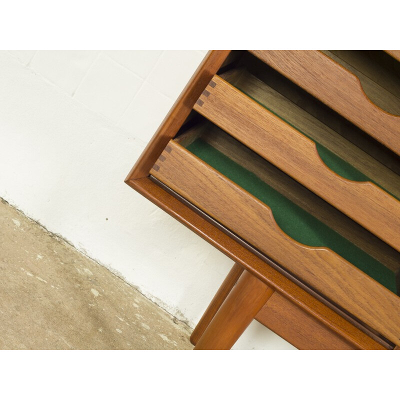 Vintage sideboard in teak, HP HANSEN - 1960s