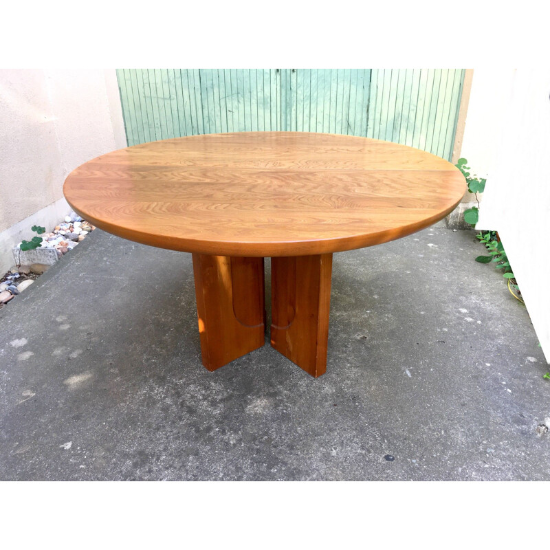 Table à repas et chaises à repas par  Maison Regain,1980