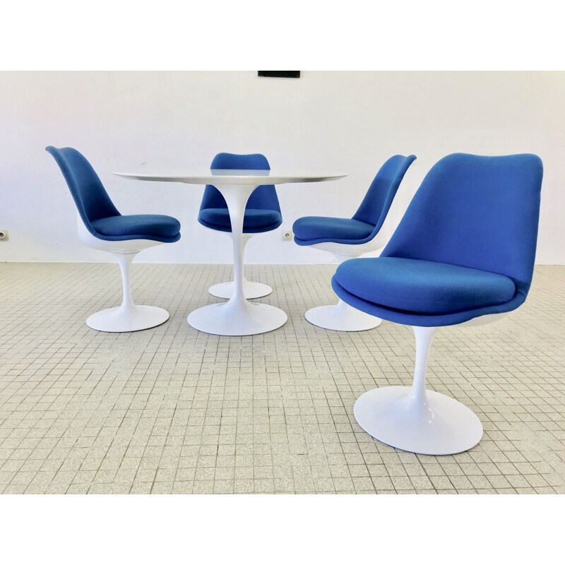 Ensemble à repas vintage Tulipe par Knoll,1990