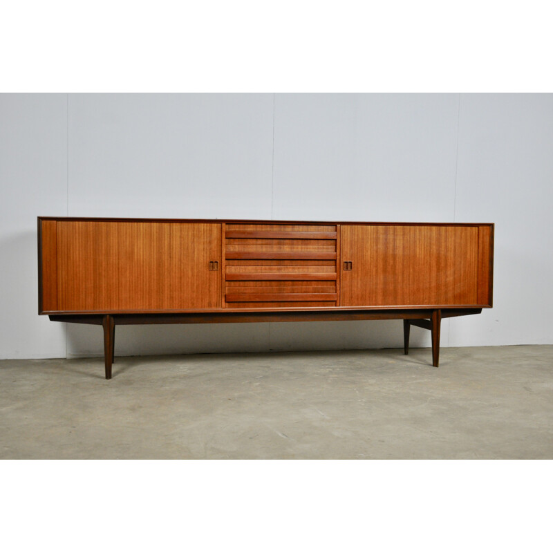 Vintage teak sideboard by Oswald Vermaercke for V-Form 1950s