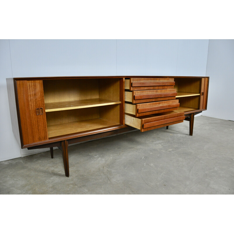 Vintage teak sideboard by Oswald Vermaercke for V-Form 1950s
