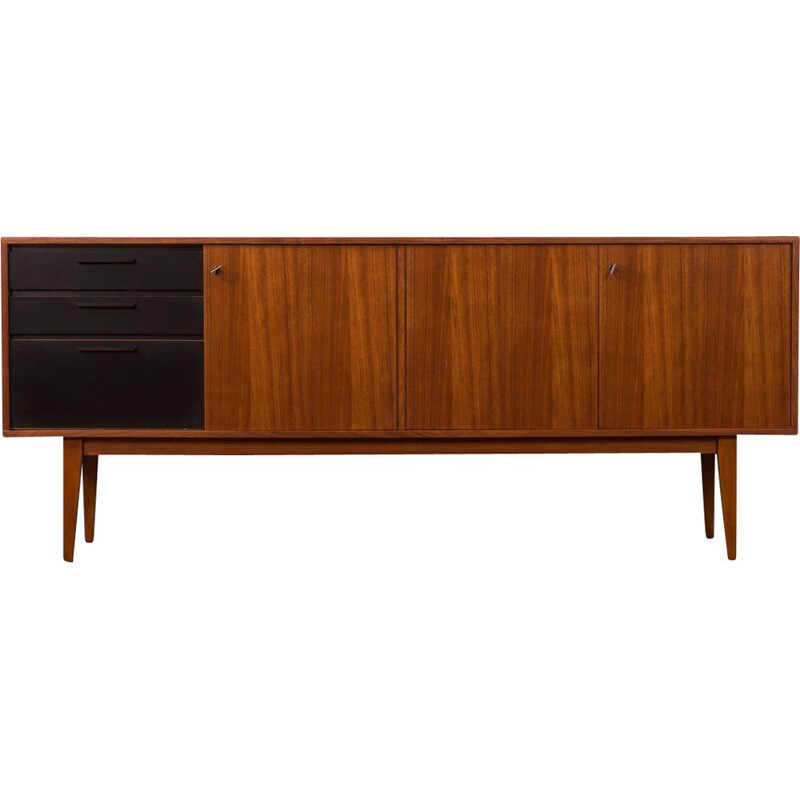 Vintage sideboard in walnut Germany 1960s